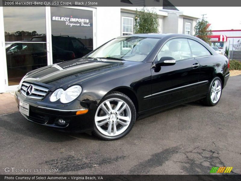 Black / Stone 2006 Mercedes-Benz CLK 350 Coupe