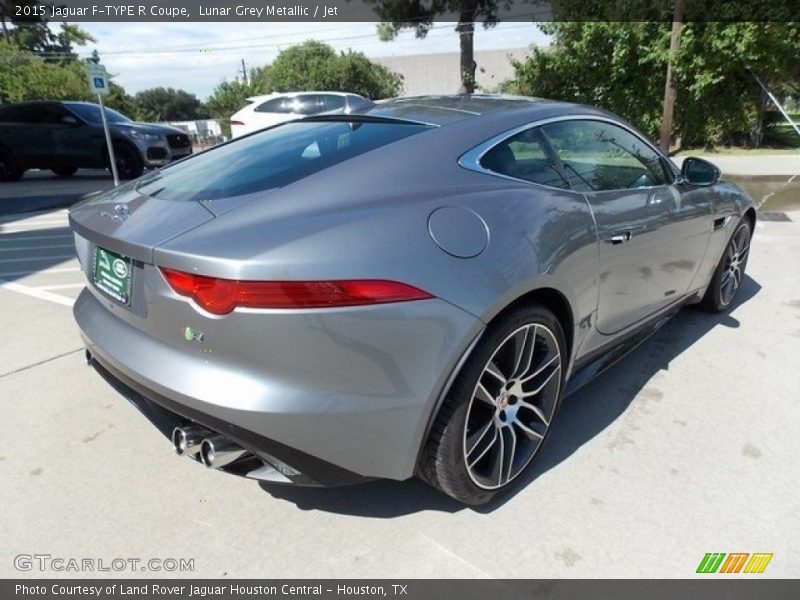 Lunar Grey Metallic / Jet 2015 Jaguar F-TYPE R Coupe