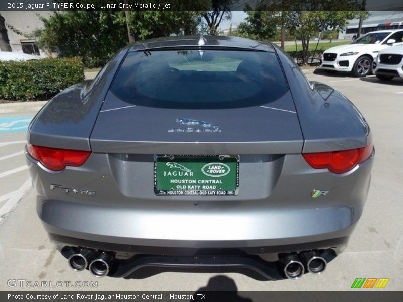 Lunar Grey Metallic / Jet 2015 Jaguar F-TYPE R Coupe