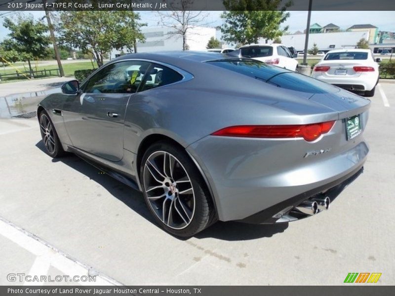 Lunar Grey Metallic / Jet 2015 Jaguar F-TYPE R Coupe