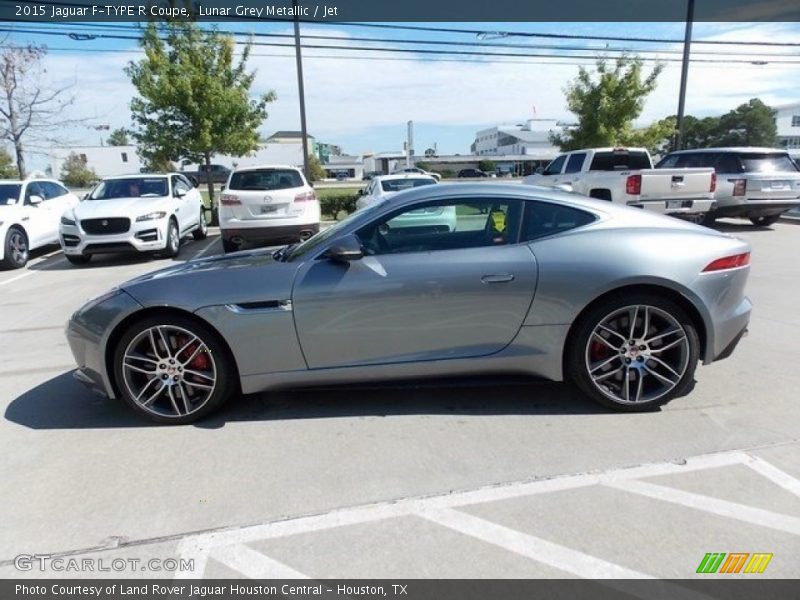 Lunar Grey Metallic / Jet 2015 Jaguar F-TYPE R Coupe