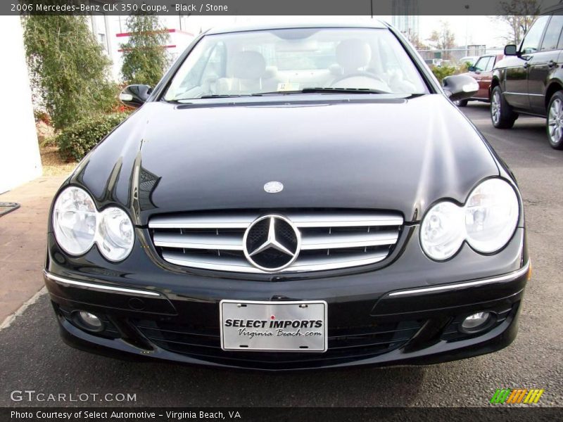 Black / Stone 2006 Mercedes-Benz CLK 350 Coupe