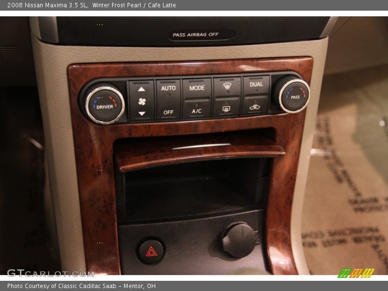 Winter Frost Pearl / Cafe Latte 2008 Nissan Maxima 3.5 SL