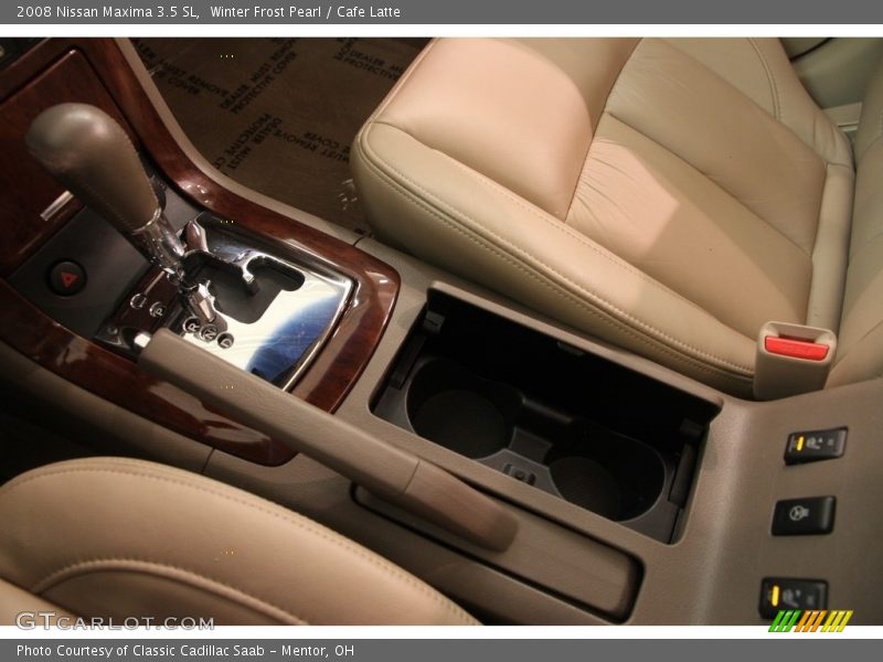 Winter Frost Pearl / Cafe Latte 2008 Nissan Maxima 3.5 SL