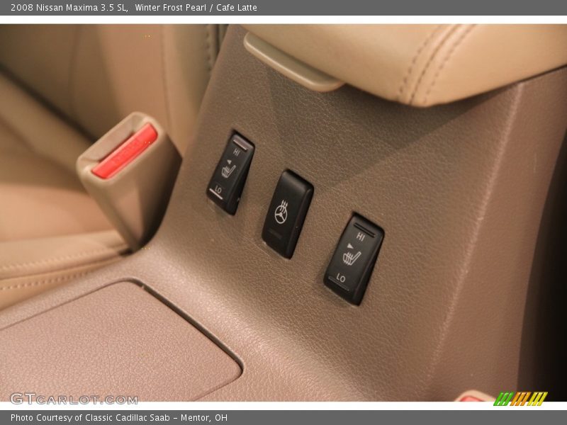 Winter Frost Pearl / Cafe Latte 2008 Nissan Maxima 3.5 SL