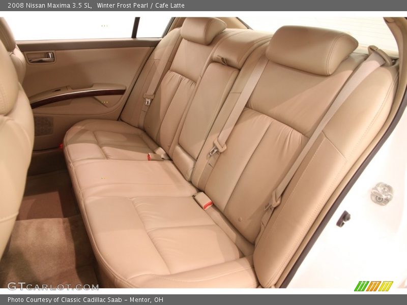 Winter Frost Pearl / Cafe Latte 2008 Nissan Maxima 3.5 SL