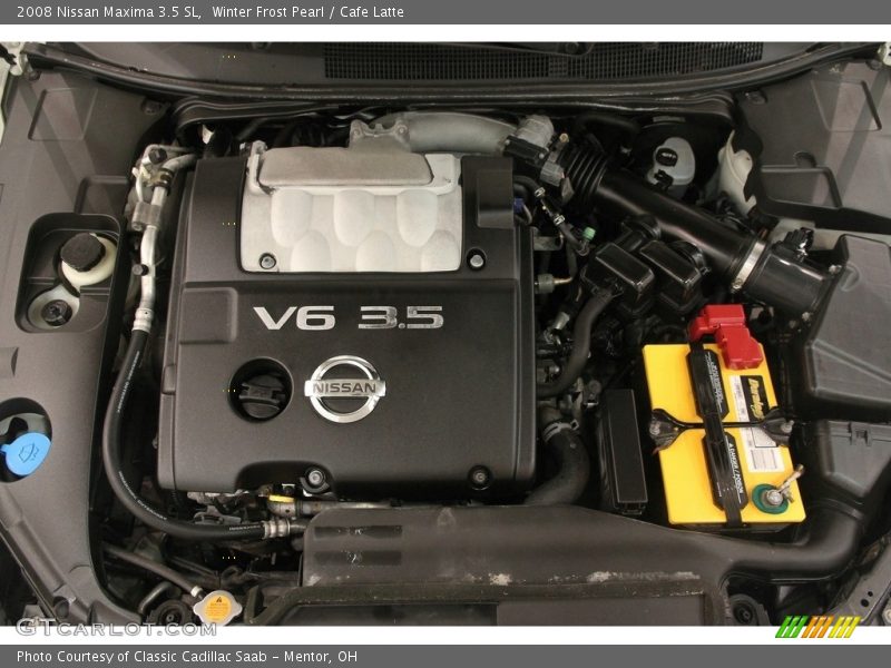 Winter Frost Pearl / Cafe Latte 2008 Nissan Maxima 3.5 SL