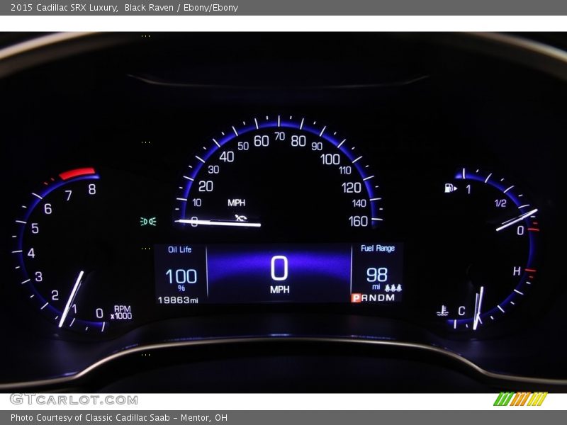 Black Raven / Ebony/Ebony 2015 Cadillac SRX Luxury