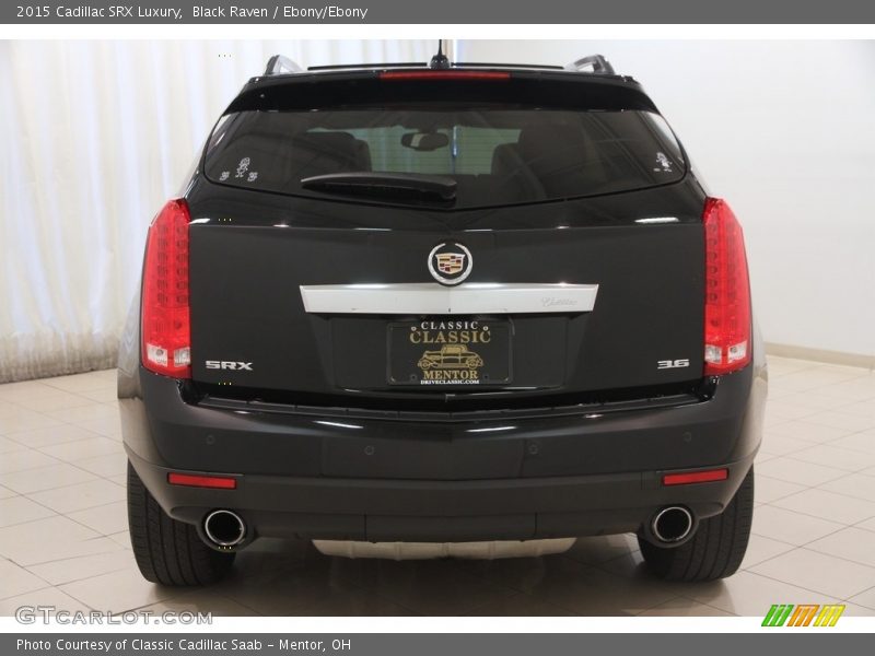 Black Raven / Ebony/Ebony 2015 Cadillac SRX Luxury