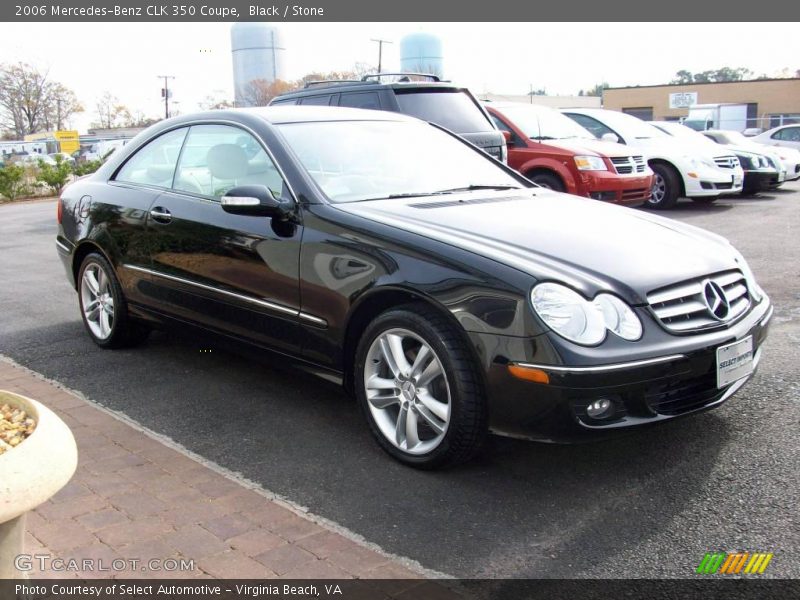 Black / Stone 2006 Mercedes-Benz CLK 350 Coupe