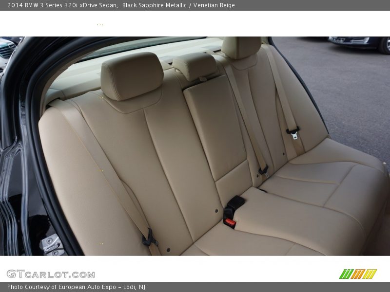 Black Sapphire Metallic / Venetian Beige 2014 BMW 3 Series 320i xDrive Sedan
