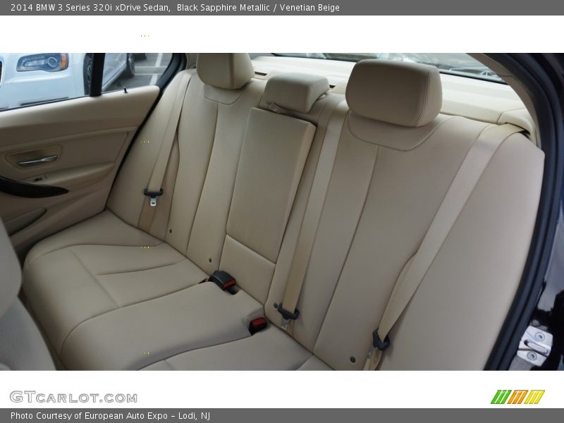 Black Sapphire Metallic / Venetian Beige 2014 BMW 3 Series 320i xDrive Sedan