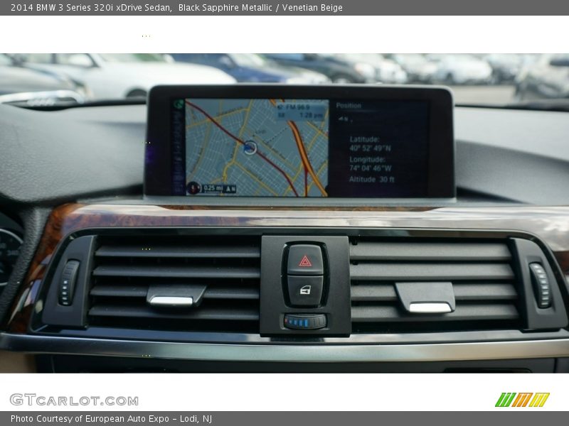 Black Sapphire Metallic / Venetian Beige 2014 BMW 3 Series 320i xDrive Sedan