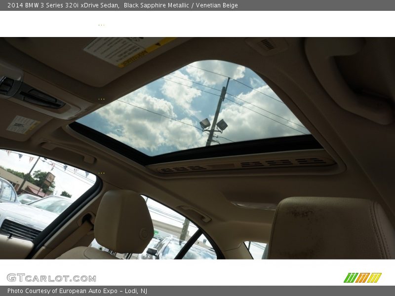 Black Sapphire Metallic / Venetian Beige 2014 BMW 3 Series 320i xDrive Sedan