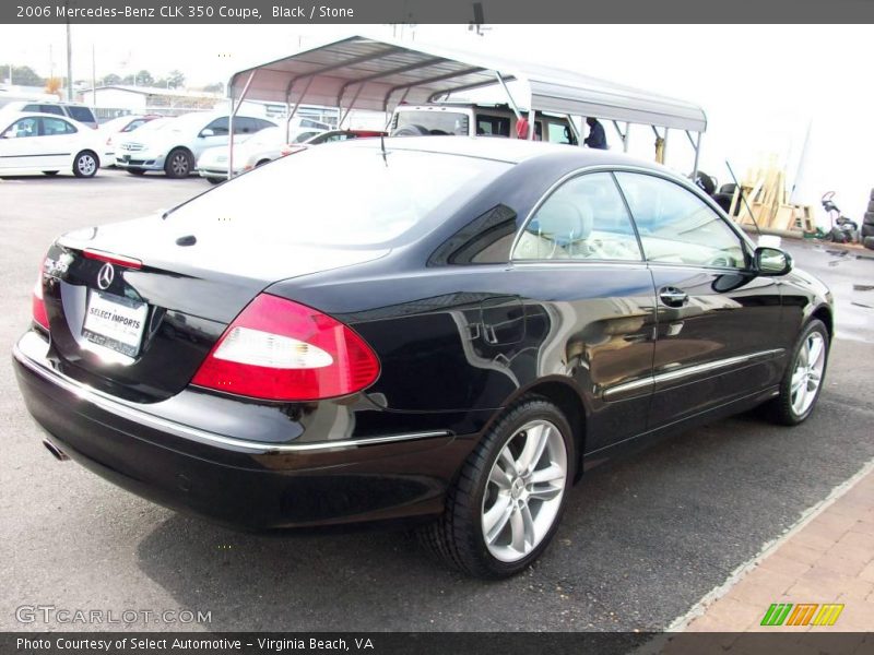 Black / Stone 2006 Mercedes-Benz CLK 350 Coupe