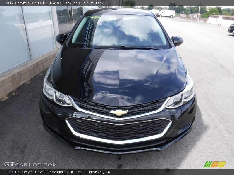 Mosaic Black Metallic / Jet Black 2017 Chevrolet Cruze LS