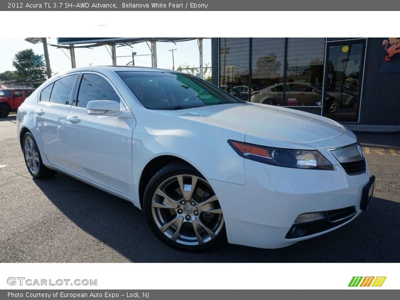 Bellanova White Pearl / Ebony 2012 Acura TL 3.7 SH-AWD Advance