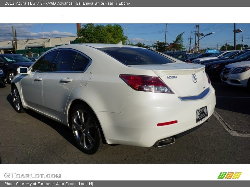 Bellanova White Pearl / Ebony 2012 Acura TL 3.7 SH-AWD Advance