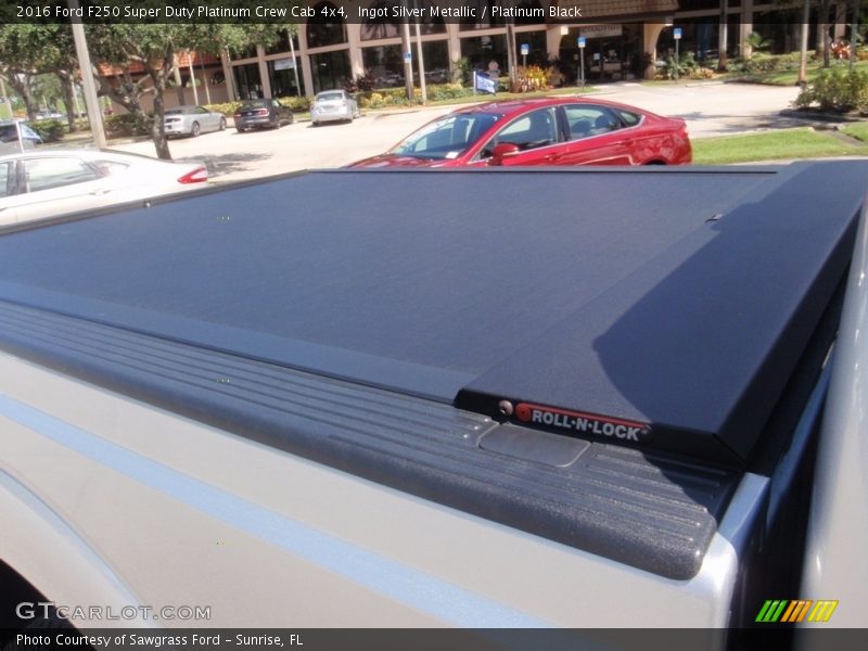 Ingot Silver Metallic / Platinum Black 2016 Ford F250 Super Duty Platinum Crew Cab 4x4