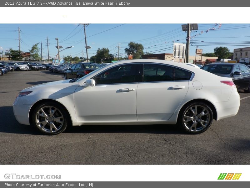 Bellanova White Pearl / Ebony 2012 Acura TL 3.7 SH-AWD Advance
