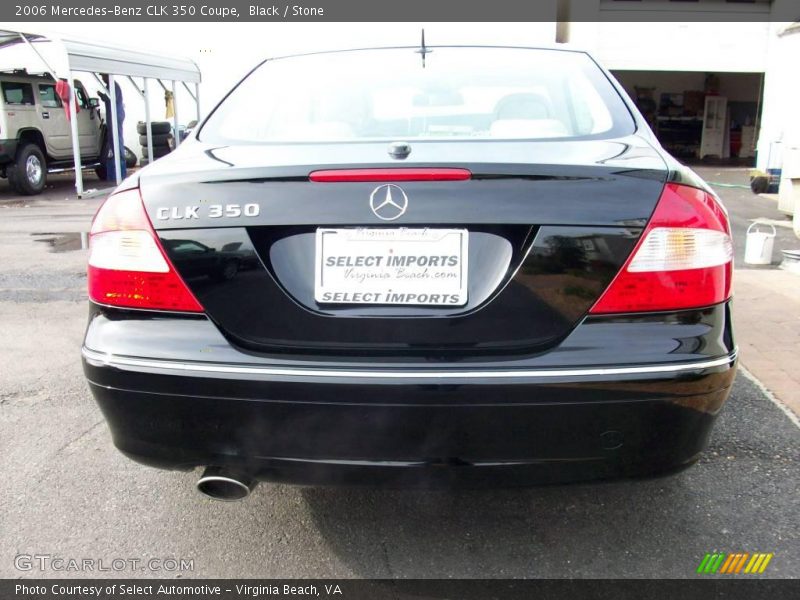 Black / Stone 2006 Mercedes-Benz CLK 350 Coupe