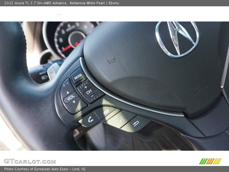 Bellanova White Pearl / Ebony 2012 Acura TL 3.7 SH-AWD Advance