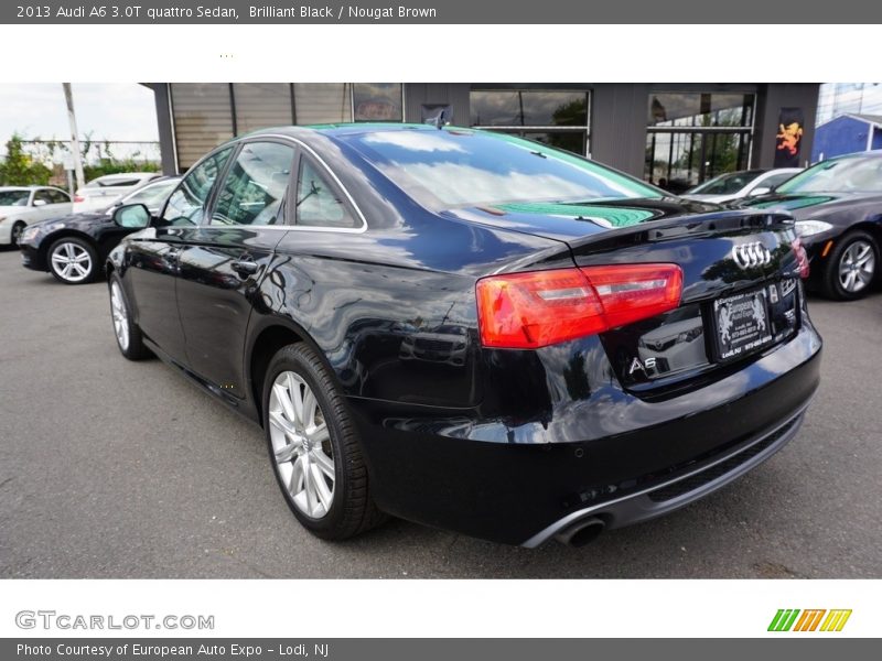 Brilliant Black / Nougat Brown 2013 Audi A6 3.0T quattro Sedan