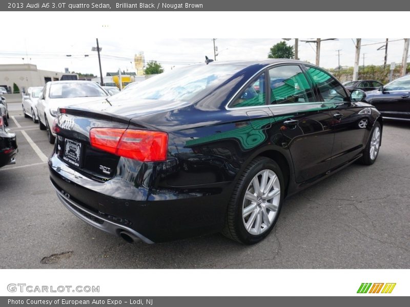 Brilliant Black / Nougat Brown 2013 Audi A6 3.0T quattro Sedan
