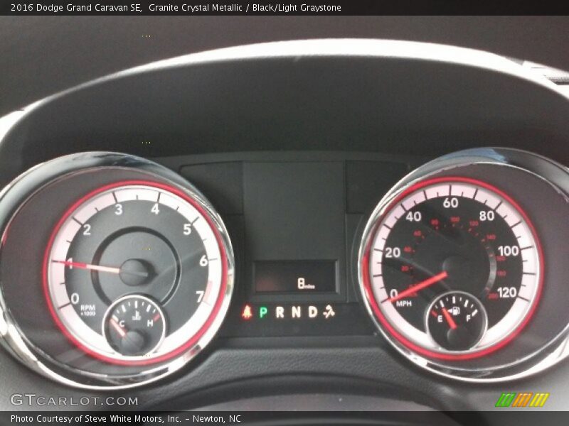 Granite Crystal Metallic / Black/Light Graystone 2016 Dodge Grand Caravan SE