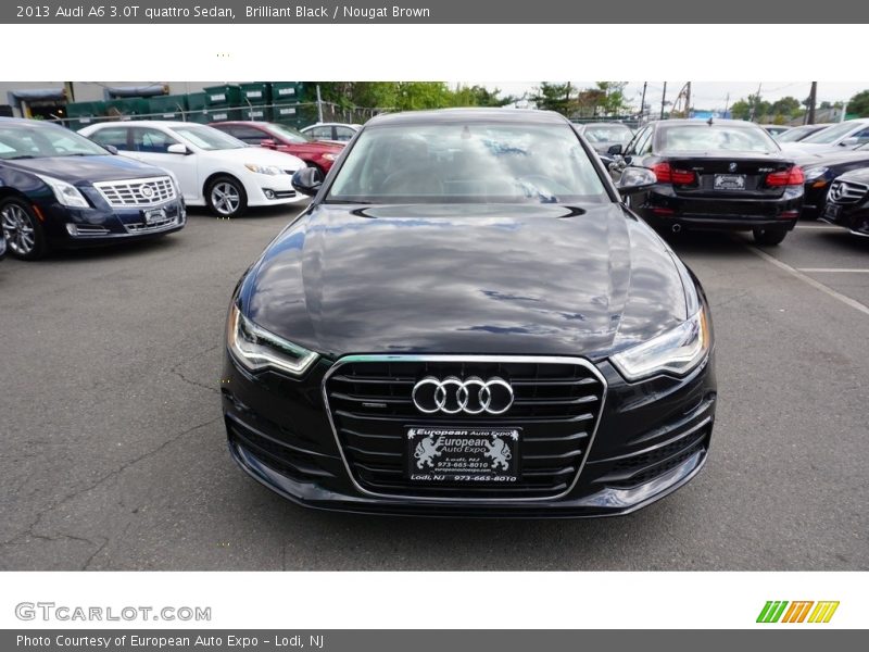 Brilliant Black / Nougat Brown 2013 Audi A6 3.0T quattro Sedan