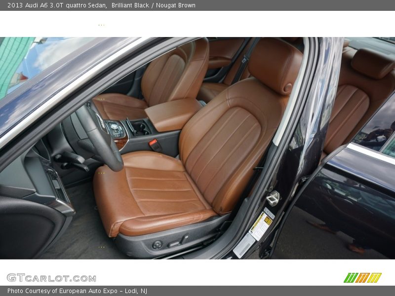 Brilliant Black / Nougat Brown 2013 Audi A6 3.0T quattro Sedan