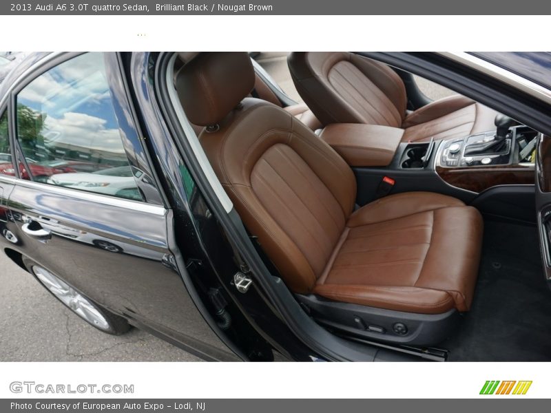 Brilliant Black / Nougat Brown 2013 Audi A6 3.0T quattro Sedan
