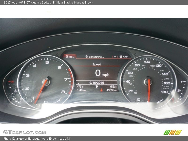 Brilliant Black / Nougat Brown 2013 Audi A6 3.0T quattro Sedan