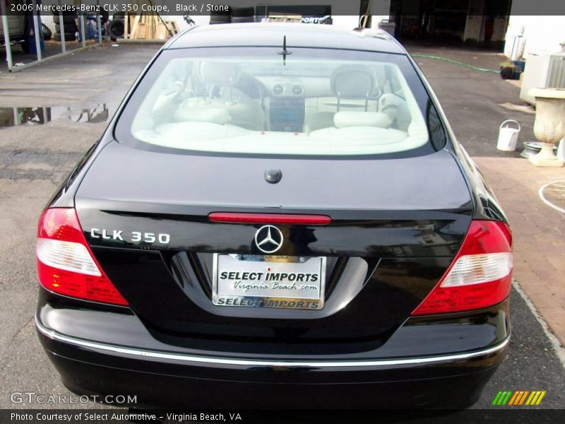 Black / Stone 2006 Mercedes-Benz CLK 350 Coupe
