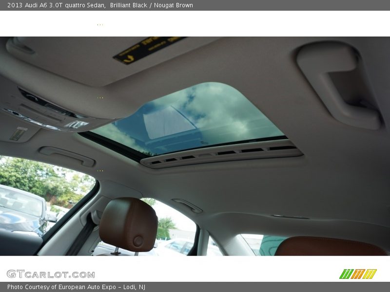 Brilliant Black / Nougat Brown 2013 Audi A6 3.0T quattro Sedan
