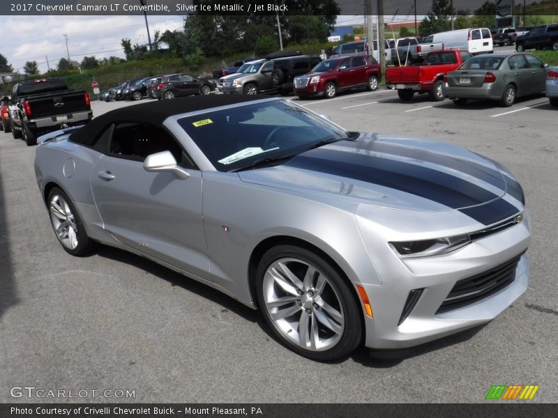 Silver Ice Metallic / Jet Black 2017 Chevrolet Camaro LT Convertible