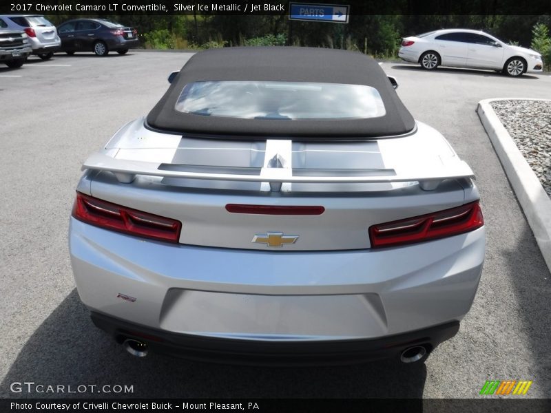 Silver Ice Metallic / Jet Black 2017 Chevrolet Camaro LT Convertible