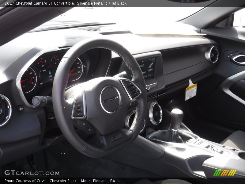 Silver Ice Metallic / Jet Black 2017 Chevrolet Camaro LT Convertible