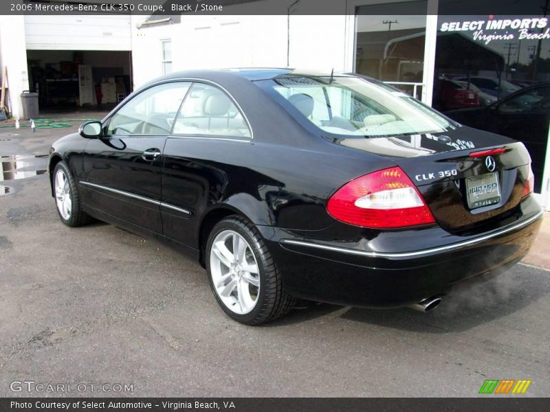 Black / Stone 2006 Mercedes-Benz CLK 350 Coupe