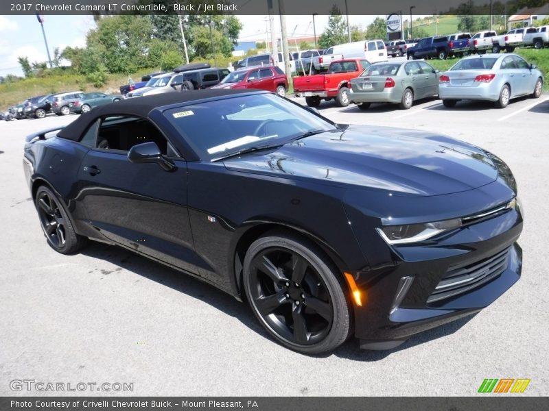 Black / Jet Black 2017 Chevrolet Camaro LT Convertible