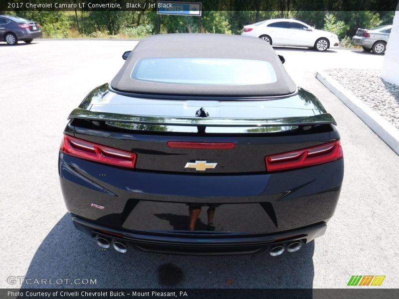 Black / Jet Black 2017 Chevrolet Camaro LT Convertible