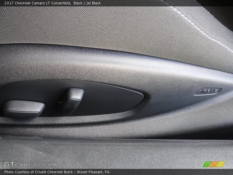 Black / Jet Black 2017 Chevrolet Camaro LT Convertible