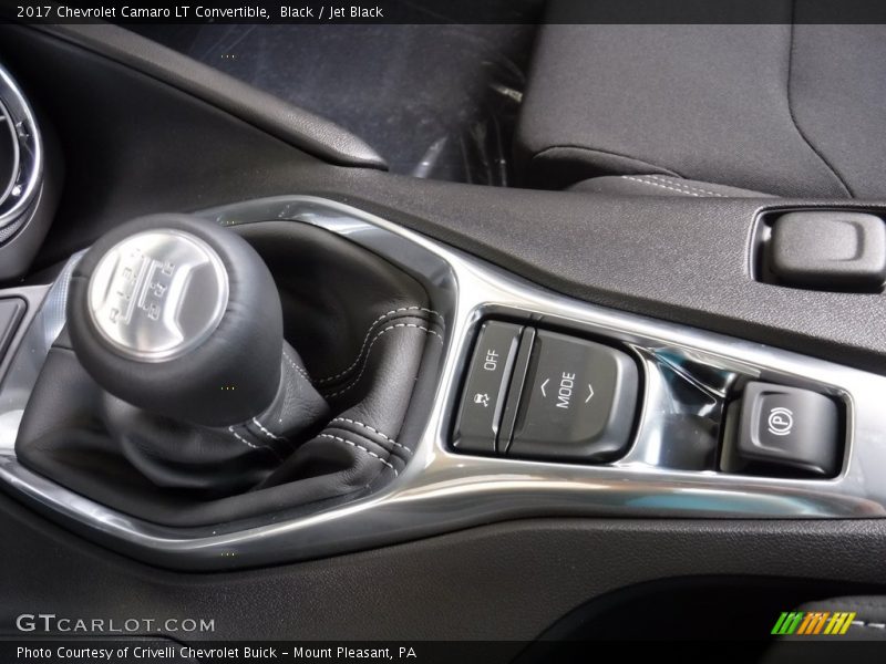  2017 Camaro LT Convertible 6 Speed Manual Shifter