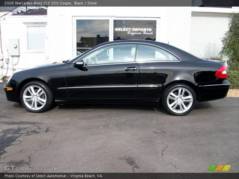 Black / Stone 2006 Mercedes-Benz CLK 350 Coupe