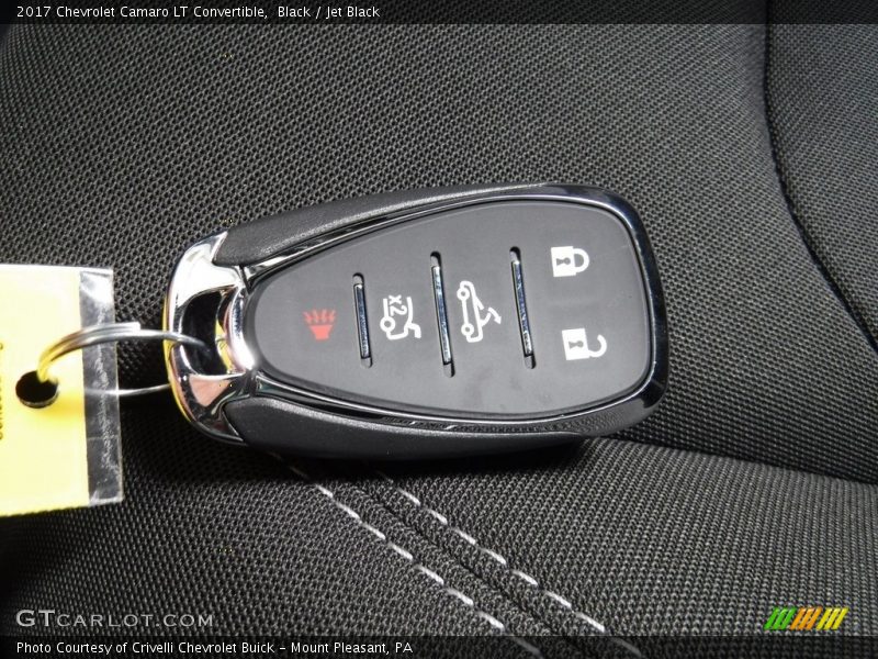 Black / Jet Black 2017 Chevrolet Camaro LT Convertible