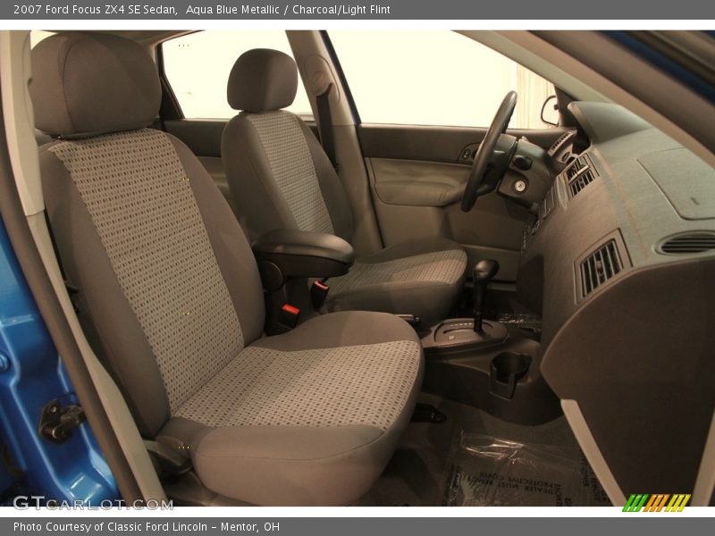 Aqua Blue Metallic / Charcoal/Light Flint 2007 Ford Focus ZX4 SE Sedan