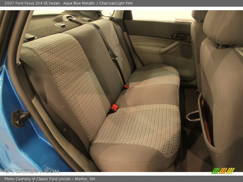 Aqua Blue Metallic / Charcoal/Light Flint 2007 Ford Focus ZX4 SE Sedan