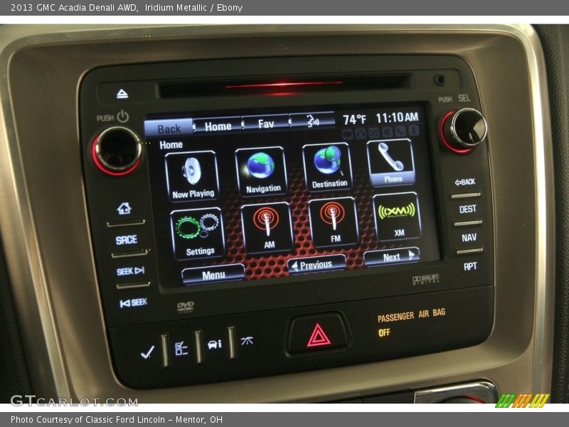Iridium Metallic / Ebony 2013 GMC Acadia Denali AWD