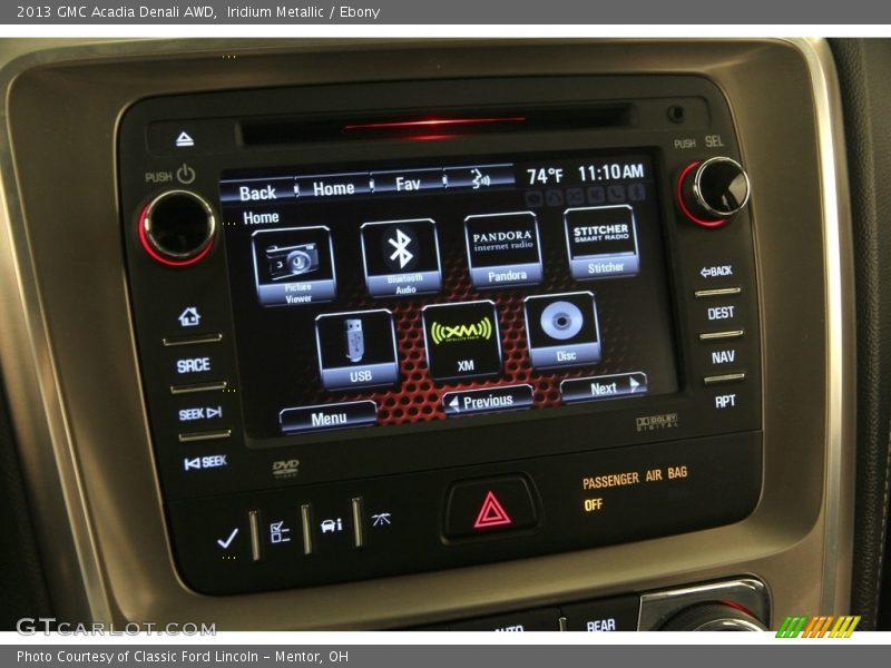 Iridium Metallic / Ebony 2013 GMC Acadia Denali AWD