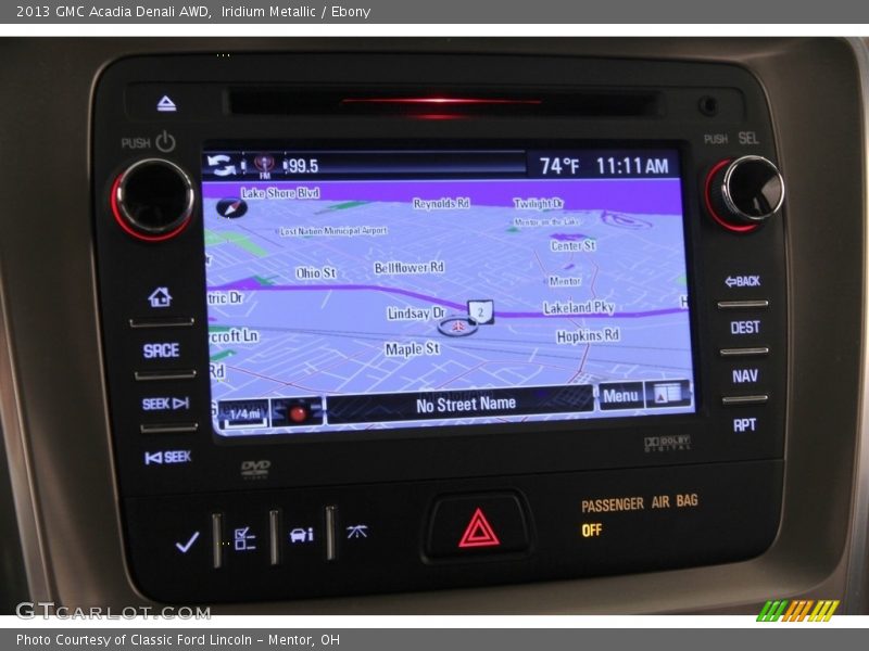 Iridium Metallic / Ebony 2013 GMC Acadia Denali AWD